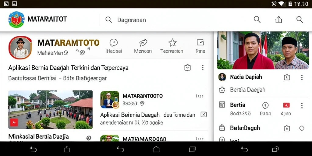 Tampilan antarmuka MATARAMTOTO yang menarik dan informatif.